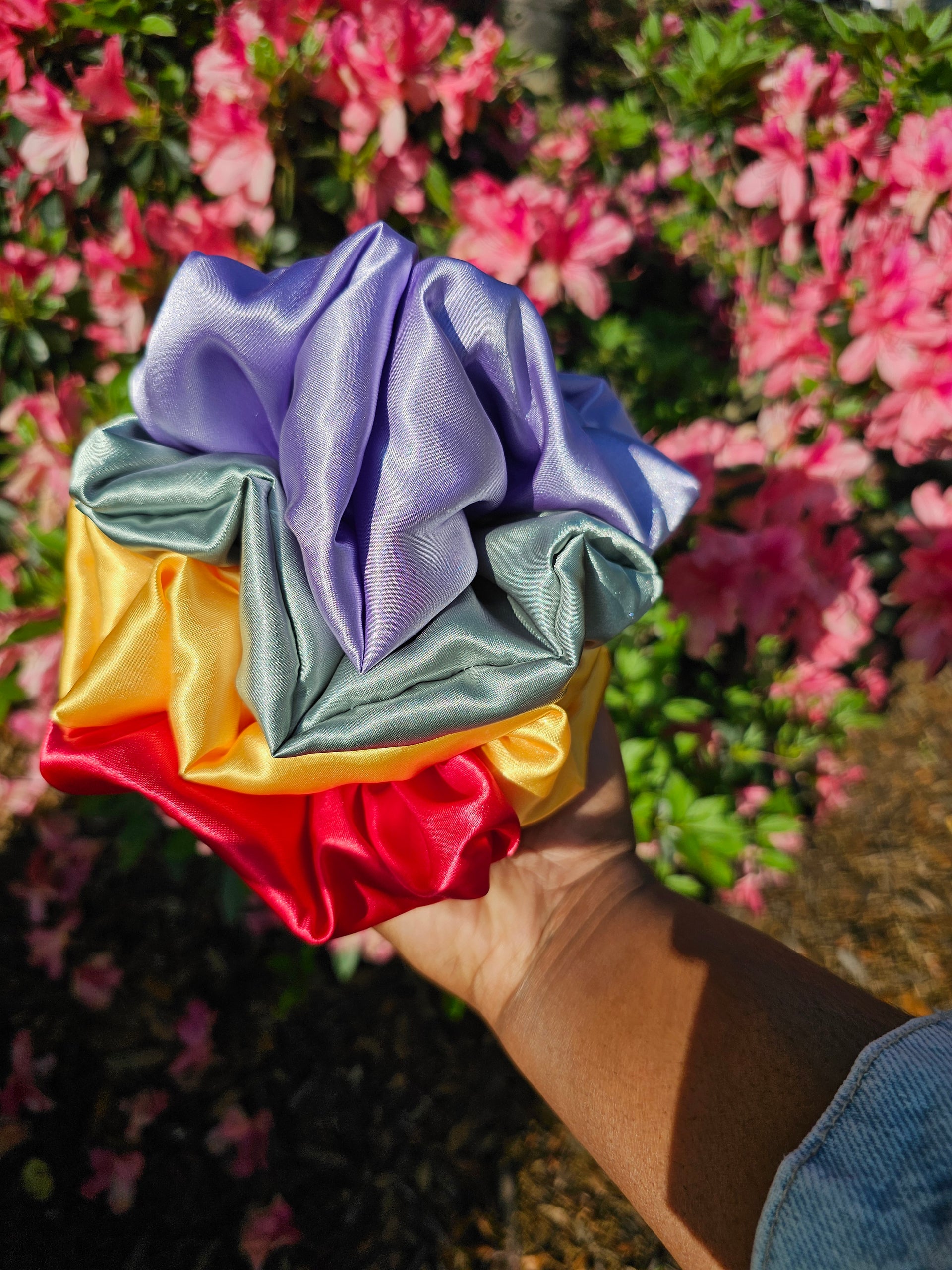 Naclansa Beauty & Co XXL Satin Scrunchies | Jumbo Scrunchies