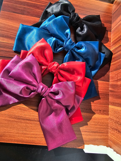 AMETHYST DREAM SATIN BOW