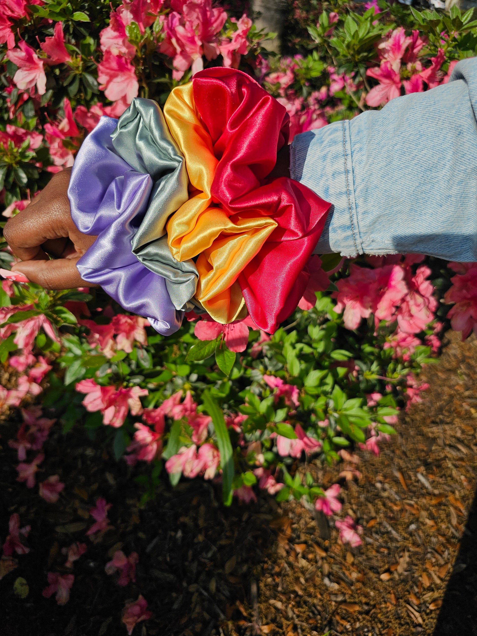 Naclansa Beauty & Co XXL Satin Scrunchies | Jumbo Scrunchies 