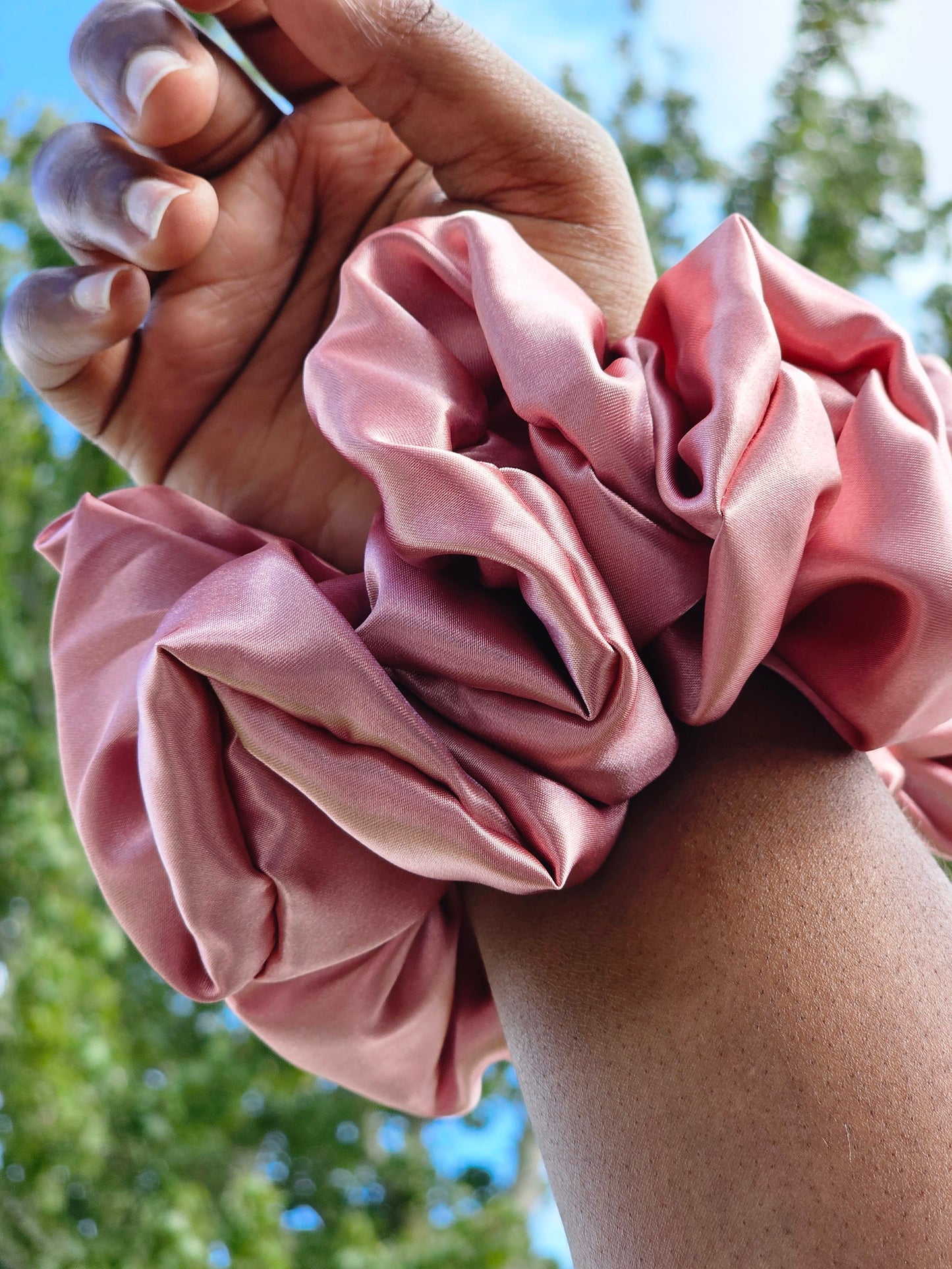 Naclansa Beauty & Co XXL Satin Scrunchies | Jumbo Scrunchies 